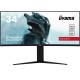 Monitor IIYAMA G-MASTER Red Eagle GB3466WQSU-B1, ukrivljen