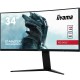 Monitor IIYAMA G-MASTER Red Eagle GB3466WQSU-B1, ukrivljen
