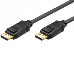 Kabel DisplayPort 1.2 (M/M) Goobay 1m pozlačen
