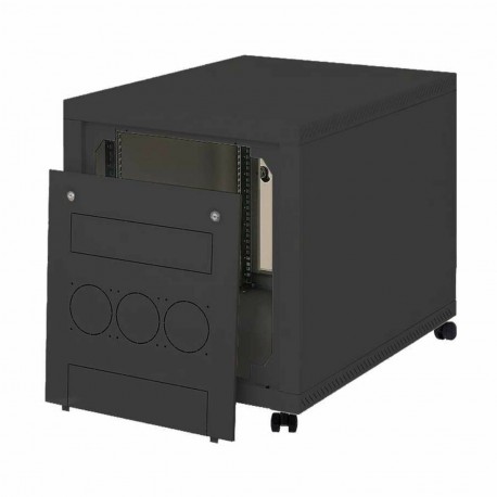 Kabinet 600x800 12U 620 Triton na kolesih, črn