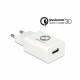 Pretvornik USB - 220V 3A bel Quick Charge Navilock