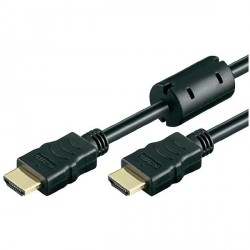 Kabel HDMI - HDMI 3m, ethernet, High Speed 4K, Ferrite, Goobay