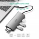Ugreen Type C Multifunkcijski USB hub siv