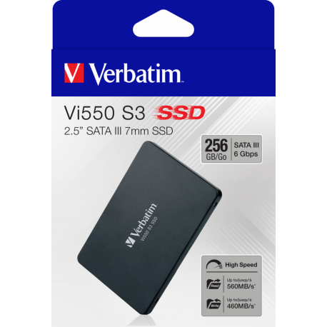 SSD disk 256GB SATA3 Verbatim Vi550 S3 49351