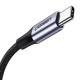 Kabel USB 2.0 A na USB-C Ugreen 2m (črn)