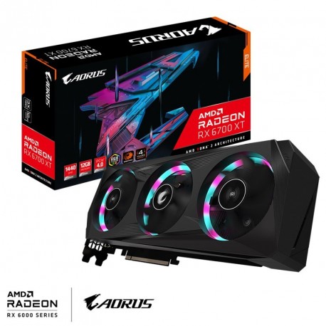 Grafična kartica GIGABYTE AORUS RX 6700 XT ELITE 12GB, GV-R67XTAORUS E-12GD