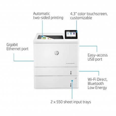 Barvni laserski tiskalnik HP Color LaserJet Enterprise M555x