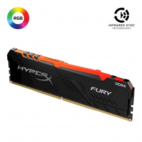 Pomnilnik DDR4 16GB 2666 Kingston HX FURY RGB, HX426C16FB4A/16