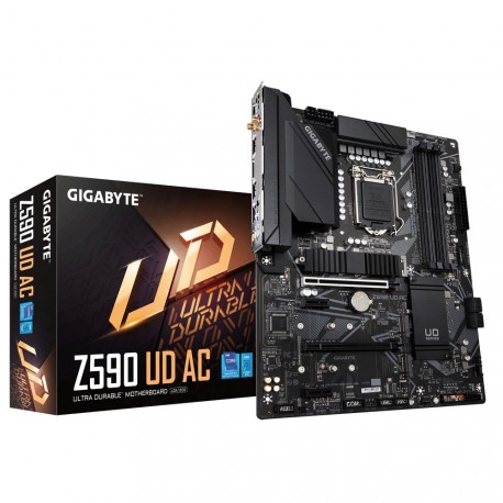 Matična plošča GIGABYTE Z590 UD AC, DDR4, Wi-Fi, LGA1200, ATX