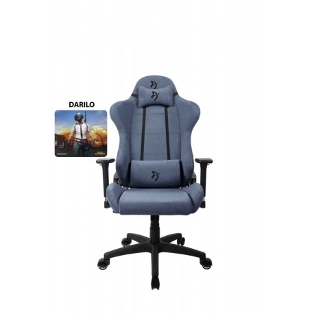 Gaming stol Arozzi Torretta mehka tkanina - moder bundle + podlaga za miško