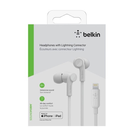 Belkin SOUNDFORM Lightning, bele