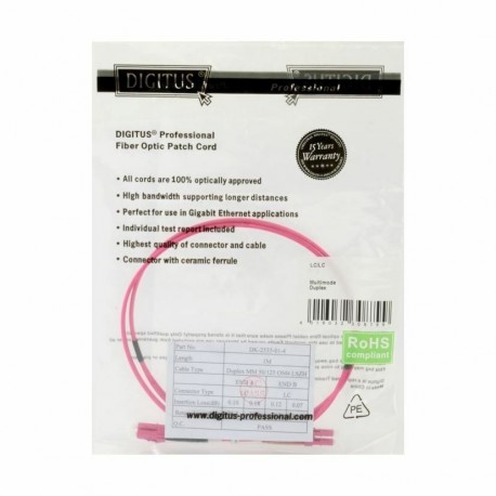 Optični patch MM 50.0 LC/LC OM4 3m Digitus