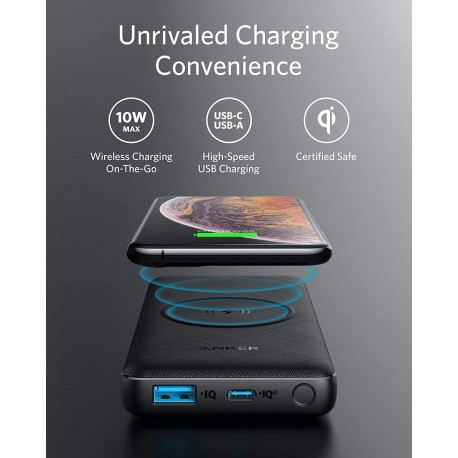 Prenosna baterija Anker PowerCore III Wireless, A1617H11