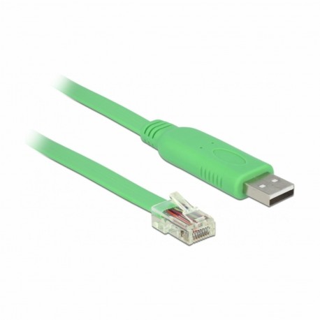 Pretvornik USB - 1xSerial RS232 RJ45 1,8m Delock