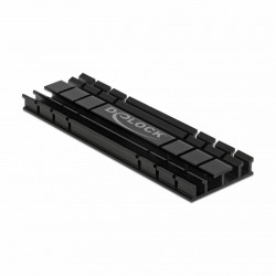 Hladilnik za SSD M.2 NVMe 70mm črn pasivni Delock