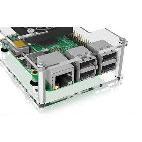 Ohišje Icybox ohišje za Raspberry Pi 2, 3 in 4, IB-RP106