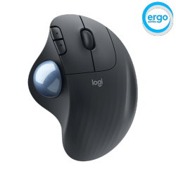 Miška Logitech ERGO M575 Wireless Trackball, Bluetooth, grafitna