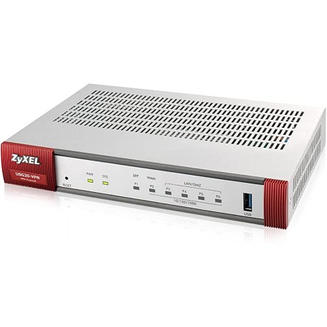 ZYXEL USG 20-VPN (Device only) Firewall Appliance 1 x WAN 1 x SFP 4 x LAN/DMZ