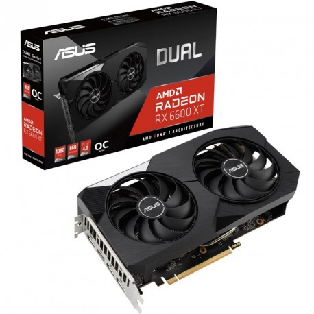Grafična kartica ASUS Dual Radeon RX 6600 XT 8GB OC, 90YV0GN1-M0NA00