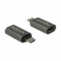 Adapter USB 2.0 mikro-B M - USB 2.0 Tip C Ž Delock 9749047