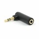 Adapter-AVDIO Jack 3,5M/3,5Ž stereo kotni Cablexpert 9701051