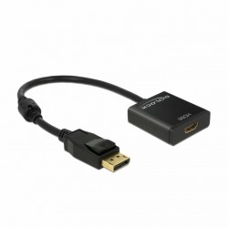 DisplayPort - HDMI adapter aktivni 4K 30Hz 20cm Delock 9704066