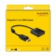 DisplayPort - HDMI adapter aktivni 4K 30Hz 20cm Delock 9704066