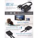 Ugreen HDMI na VGA + 3.5MM Audio+MicroUSB konverter črn, 40248