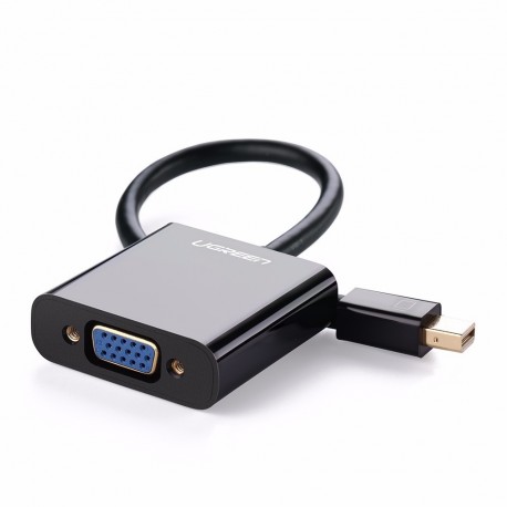 Ugreen Mini Display Port na VGA Converter črn 15cm, 10459