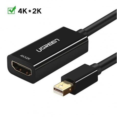 Ugreen Mini DisplayPort na HDMI (Ž) 4K adapter črn, 40360