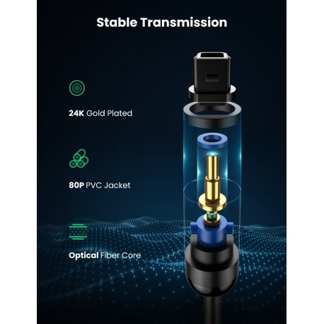 Ugreen Toslink optični kabel 3 m, 70893