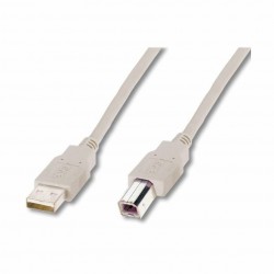 Kabel USB A-B   1m Digitus dvojno oklopljen siv 8519066