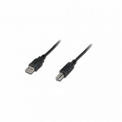 Kabel USB A-B  5m Digitus dvojno oklopljen črn 8519176