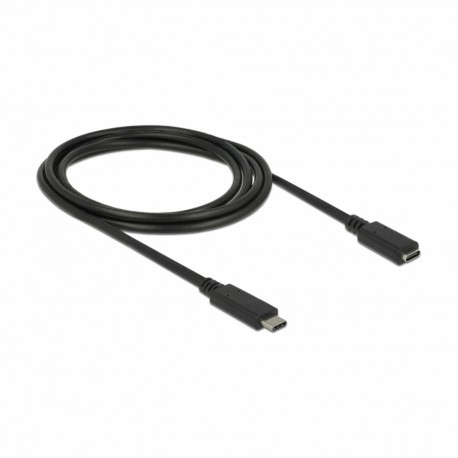 Podaljšek USB 3.1 C-C 2m črn Delock 8519182
