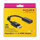 DisplayPort - HDMI adapter s ferito 12cm Delock 9705005