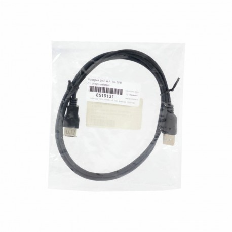 Podaljšek USB A-A  1m EFB črn dvojno oklopljen 8519131