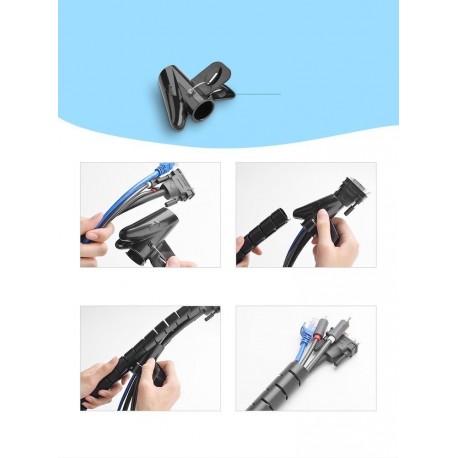 Ovoj za urejanje kablov Ugreen 25mm 5m