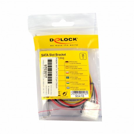 Adapter slot 1x SATA 22 pin Delock 9703017