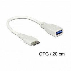 Kabel USB 3.0 A-B mikro OTG 0,2m Delock 8537007