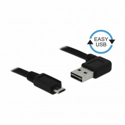 Kabel USB A kotni-B mikro EASY 1m obojestranski Delock 8519177