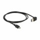 Kabel USB A kotni-B mini EASY 1m obojestranski Delock 8519142