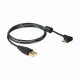 Kabel USB A-B mikro kotni-90st.desni 1m Delock 8536021