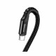Kabel USB A-C 1m 2A spiralni črn Baseus 8519233