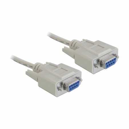 Null modem ka. DB9Ž-DB9Ž 3m Delock siv 8516024
