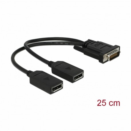 Adapter DMS59 - 2x DisplayPort 25cm Delock 8531092