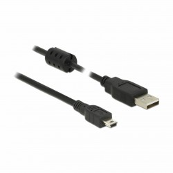 Kabel USB A-B mini z dušilko 2m Delock 8519197