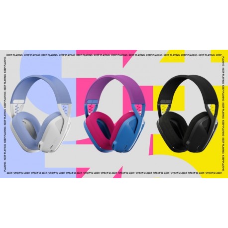 Slušalke Logitech G435 wireless, modro-vijolične