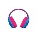 Slušalke Logitech G435 wireless, modro-vijolične