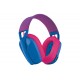 Slušalke Logitech G435 wireless, modro-vijolične