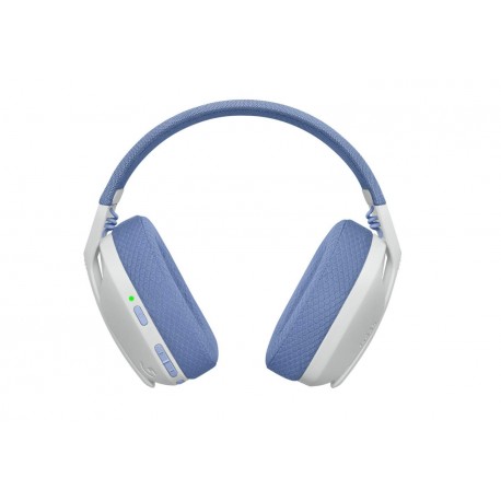 Slušalke Logitech G435 wireless, belo-vijolične